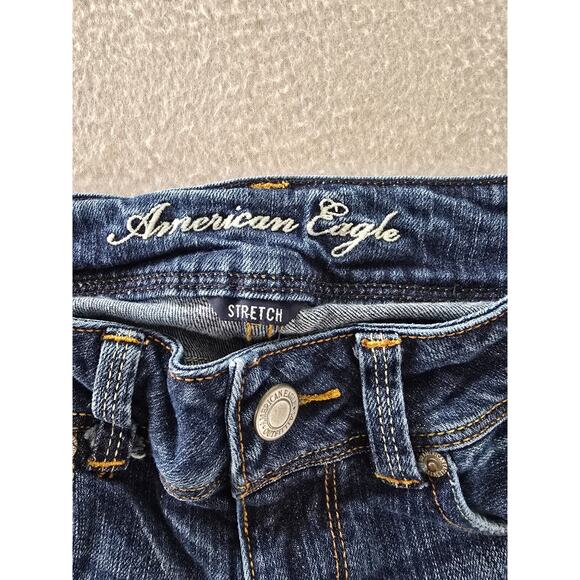 American Eagle Outfitters Blue Straight Leg Jeans - Picture 9 of 13